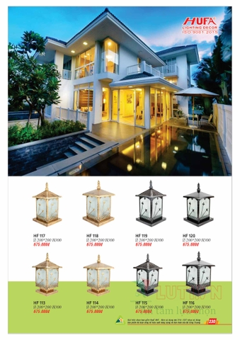 CATALOGUE BẢNG GIÁ ĐÈN LED HUFA NĂM 2021