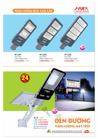 CATALOGUE BẢNG GIÁ ĐÈN LED HUFA NĂM 2021