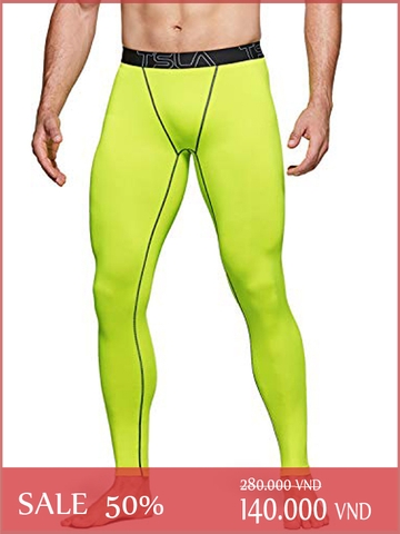 Quần Bó Cơ Combat Legging Nam TSLA Tesla Cool Dry Baselayer Compression Pants - SIZE L