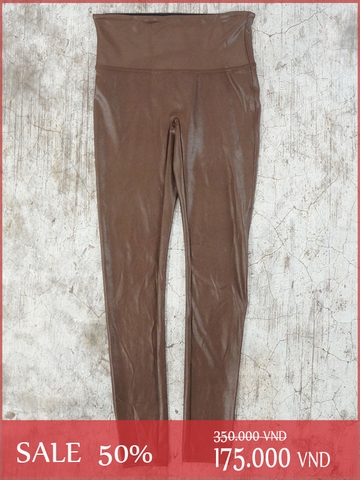 Quần Legging Nữ SPANX Faux Leather Leggings - SIZE M