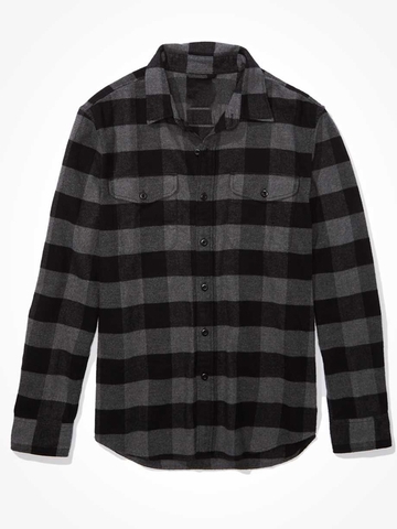 Áo Sơ Mi Nam AE PLAID FLANNEL WORK SHIRT - SIZE L