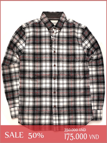 Áo Sơ Mi Tay Dài ESPRIT SLIM FIT FLANNEL PLAID SHIRT - SIZE S