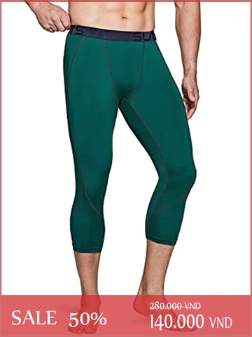 Quần Bó Cơ Combat Legging Nam TSLA Tesla Cool Dry Compression Capris - SIZE XL