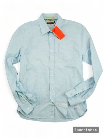 Áo Sơ Mi Nam SCOTCH & SODA FRESH BLUE MELANGE SHIRT - Size L