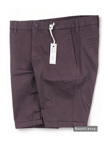 Quần Shorts Nam Uniqlo Skinny Chino Shorts WINE - SIZE 29-30-31