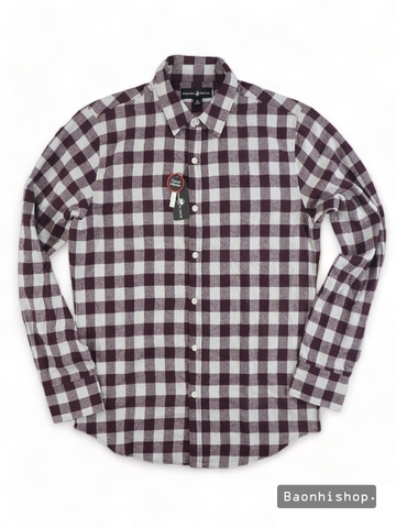 Áo Sơ Mi Nam Belivery Hills Club Polo Slim Fit Flannel Shirt - SIZE S-M