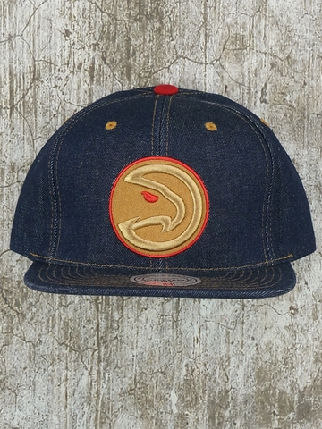 Nón Snapback Mitchell and Ness Memphis Grizzlies Denim Strapback