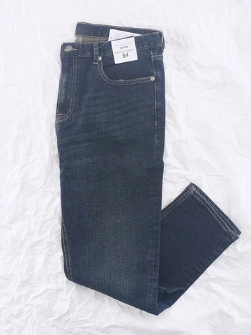 Quần Jeans Nam NEW Standard Slim Fit Denim - SIZE 30-31-32-34