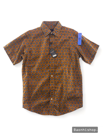 Áo Sơ Mi Nam Anncliff Printed Short Sleeve Shirt - SIZE M