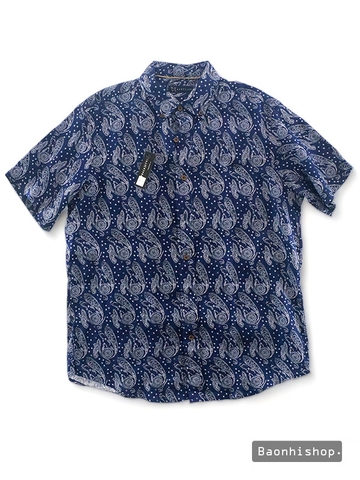 Áo Sơ Mi Nam Anncliff Linen Short Sleeve Shirt - SIZE XL-XXL