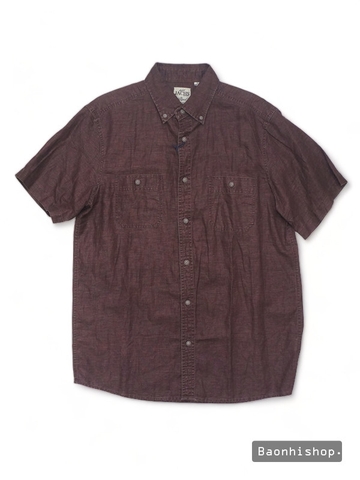 Áo Sơ Mi Nam Tay Ngắn Jasch Linen Regular Fit Shirt - Size M-L