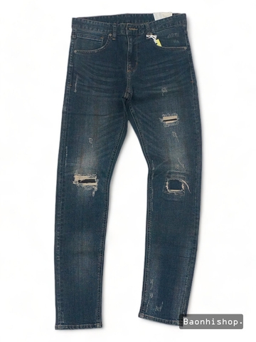 Quần Jeans Nam Spao Ripped Taper Fit Jeans - SIZE 30