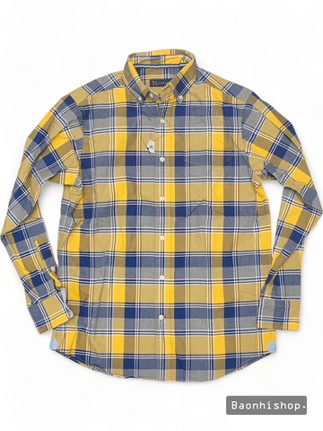 Áo Sơ Mi Nam Anncliff Plaid Oxford Long Sleeve Shirt - SIZE M