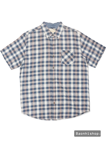 Áo Sơ Mi Nam Weatherproof Vintage Plaid Short Sleeve Shirt - SIZE L-XL