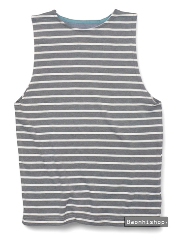 Áo Thun Ba Lỗ Nam NAVY Striped TankTop - SIZE S-M