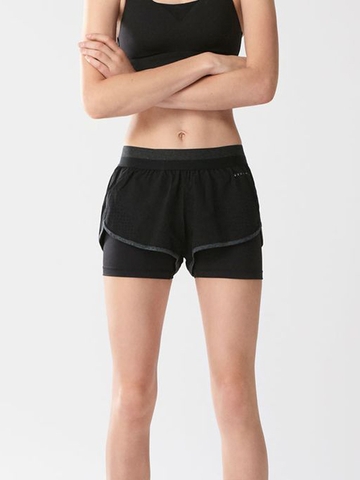 Quần Tập Gym Nữ Oysho Fitness Double Layer Shorts - SIZE XS/M