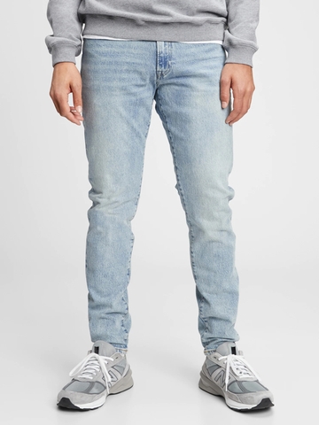 Quần Jeans Nam GAP Flex Slim Taper Jeans With Washwell™ Light Indigo 555381 - SIZE 30