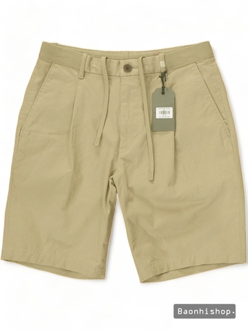 Quần Short Nam Uniqlo Relaxed Stretch Chino Shorts BEGIE - SIZE S-M