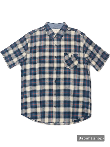 Áo Sơ Mi Nam Weatherproof Vintage Plaid Short Sleeve Shirt - SIZE L-XL