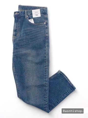 Quần Jeans Nam NEW Standard Slim Fit Denim - SIZE 30-32-34