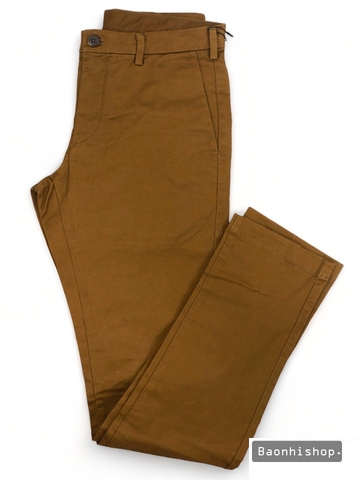 Quần Kaki Nam Slim Fit Chino Flat Front Pants - SIZE 29-30-31-32