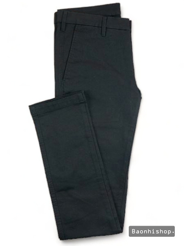 Quần Kaki Nam Uniqlo Skinny Chino Pants BLACK - SIZE 29-30-31