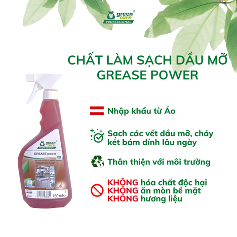 Chất tẩy rửa dầu mỡ GREASE power 713638- 0,75L