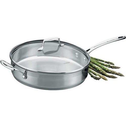 Chảo inox Scanpan Impact 28cm 71102800 có nắp