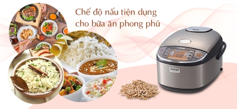 Nồi cơm điện áp suất cao tần Zojirushi NP-HRQ10-XT 1L