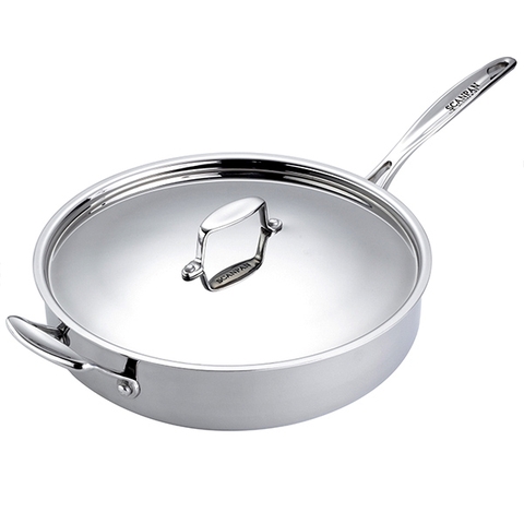 Chảo inox Scanpan Fusion5 26cm 74102600 có nắp