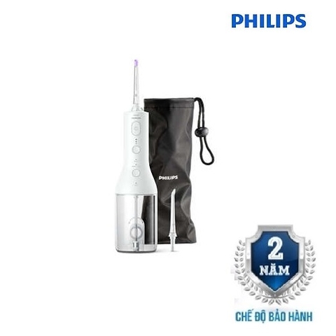 Máy tăm nước cầm tay Philips làm sạch răng với công nghệ Quad Stream HX3826/31