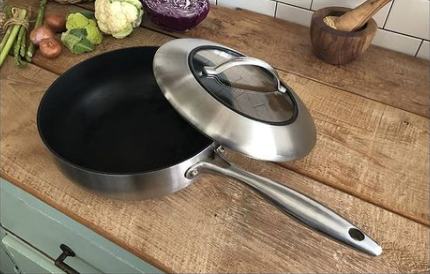 Chảo chống dính sâu lòng Scanpan CTX 28cm 65102800 đáy từ có nắp