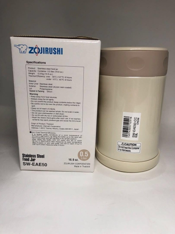 Hộp đựng thức ăn giữ nhiệt Zojirushi SW-EAE50-CC 0,5L