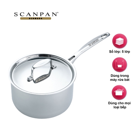 Nồi inox quấy bột Scanpan Fusion5 16cm 74231600 2L