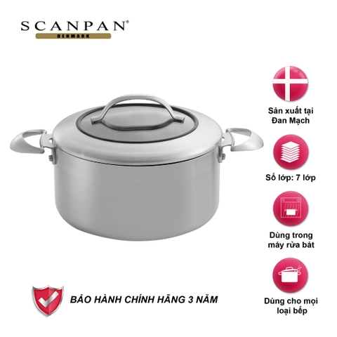 Nồi chống dính Scanpan CTX 24cm 65252400 đáy từ 4,8L