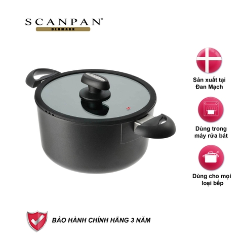 Nồi chống dính Scanpan IQ 24cm 64252400 đáy từ 4,8L