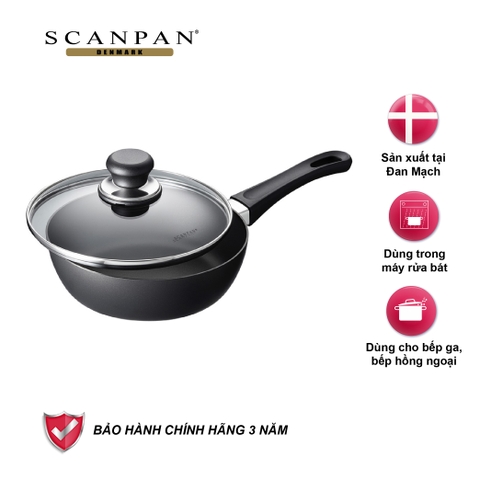 Chảo chống dính Scanpan Classic 20cm 20101204 có nắp