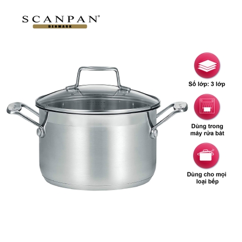 Nồi inox Scanpan Impact 18cm 71251800 2,5L