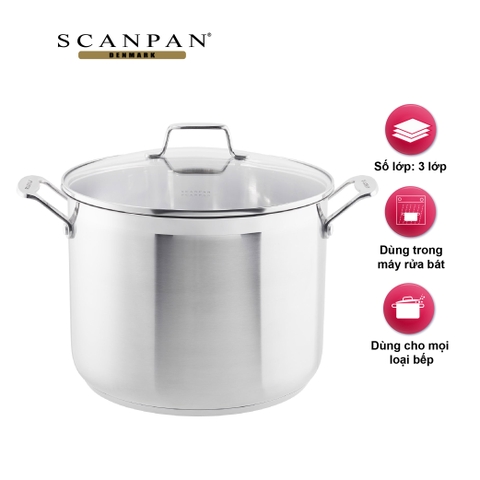 Nồi inox luộc gà Scanpan Impact 28cm 71502800 12L