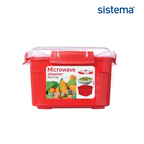 Hộp hấp thực phẩm lò vi sóng Sistema 1.4L 1101