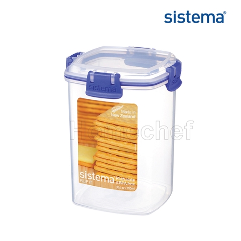 Hộp đựng thực phẩm Klip It Sistema 900ml  1332