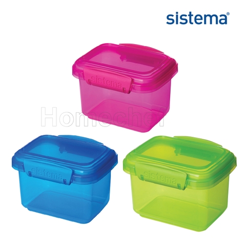 Bộ 3 hộp đựng thực phẩm Sistema 400ml 1544