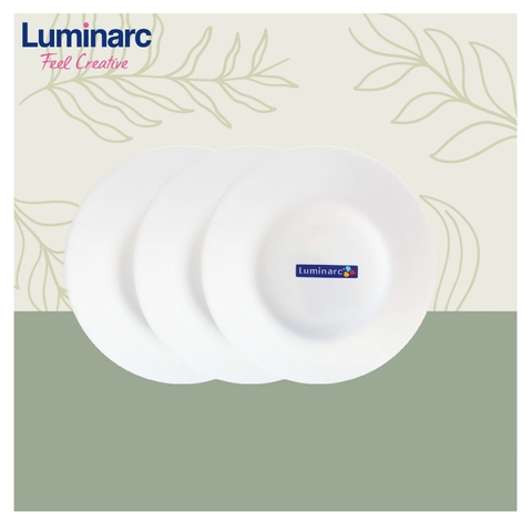 Bộ đĩa (dĩa) Luminarc Essence thủy tinh 3 chi tiết J2990*3- 25cm