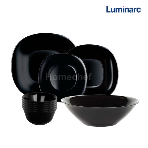 Bộ bát đĩa (tô, chén, dĩa) Luminarc Carine thủy tinh 10 chi tiết CRD10