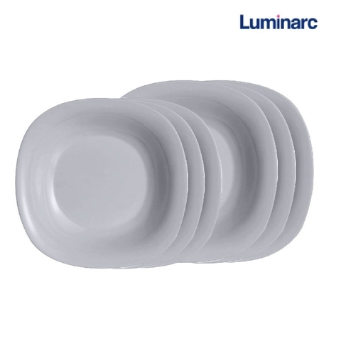 Bộ đĩa (dĩa) Luminarc Carine Granit thủy tinh 6 chi tiết CR6D