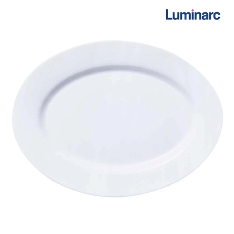 Đĩa (dĩa) bầu dục Luminarc Essence thủy tinh J3002- 22cm