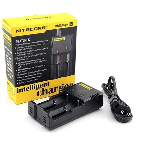 Tìm hiểu về bộ sạc Nitecore Intellicharger i2