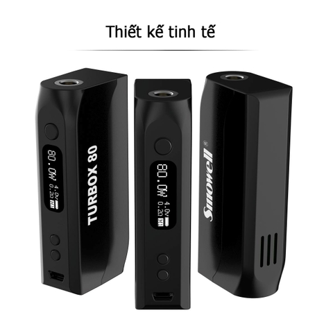 Tìm hiểu Smowell Turbox TC 80W Vape Kit