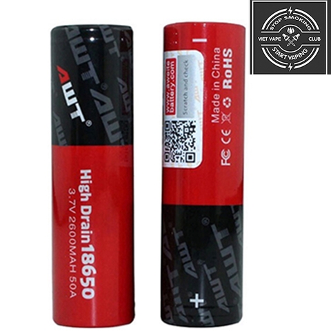 Pin 18650 AWT 2600Mah 50A