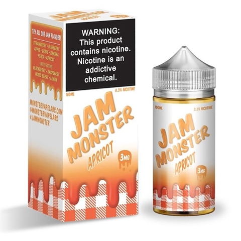 Jam Monster Apricot 100ml - BÁNH MỨT MƠ